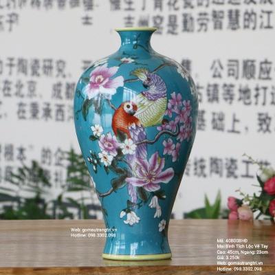 BÌNH VẼ TAY MAI BÌNH TÍCH LỘC CÁC HỌA TIẾT